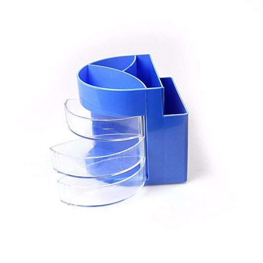 DGG Plastic Stationary Pen Holder Desk Organiser Assorted Colours 4057