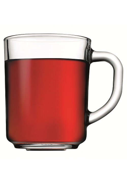 Pb Glass Tea Mug 250Ml Pack Of 2 (Parcel Plus Rate)
