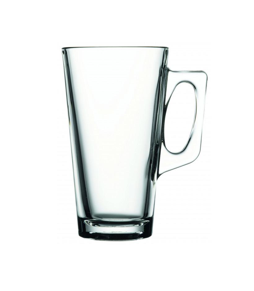 2 Piece Vela Mugs High Quality Glassware Drinking Glasses With Handle 385Ml