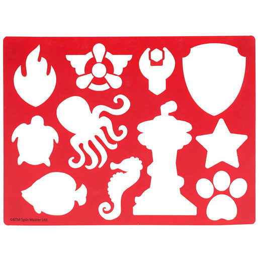 Paw Patrol Sea Patroller Bath Time Stencil Set