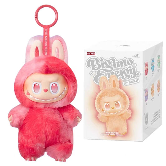 Labubu THE MONSTERS Big Into Energy V 3.0 Style Keyring Keychain Stuffed Vinyl Face Plush Toy Doll 17cm VIRAL - LOVE