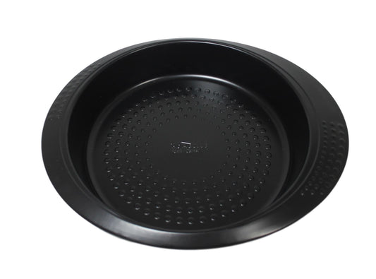 Household Baking Tray Black Dotted Air Non Stick Surface Round Tray 26cm 5561