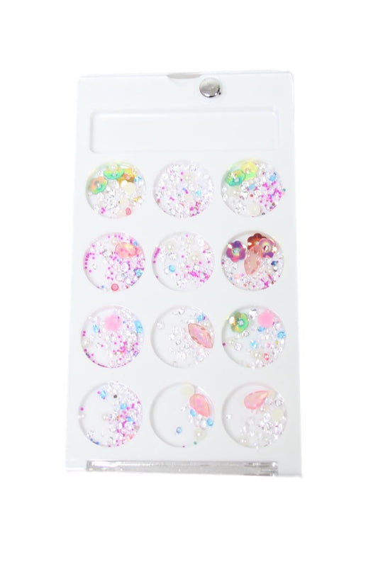 Assorted Nail Art Parts Glitter Gems Crystal Decoration Assorted Designs 5571A