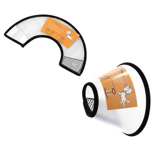 Pet Dog Plastic Adjustable Cone Collar 52 / 30 cm 5580