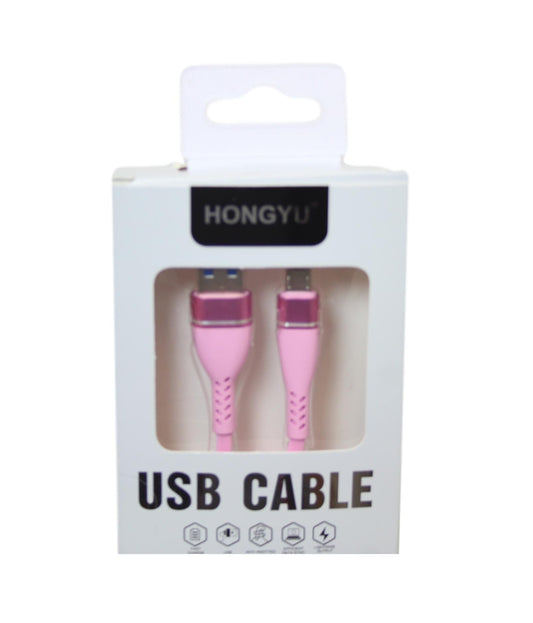 Hongyu  Phone Charger Cable Micro USB Assorted Colours 5613
