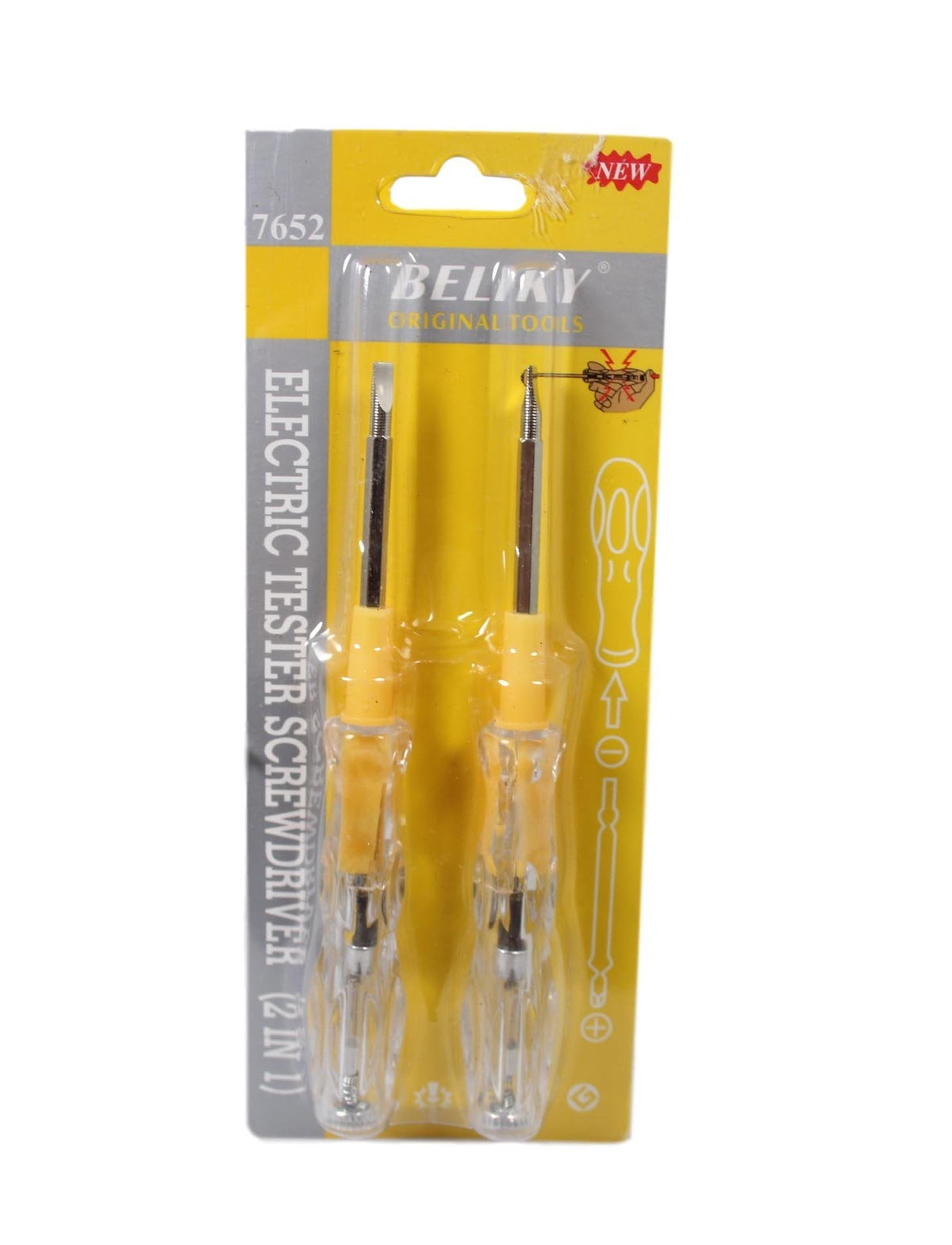 2 In 1 Electric Tester Screwdriver Original Indoor Outdoor Use
