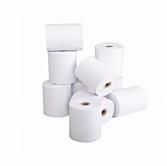 White Thermal Receipt Paper Roll For Cash Register &Amp; Card Machines – Pack Of 10