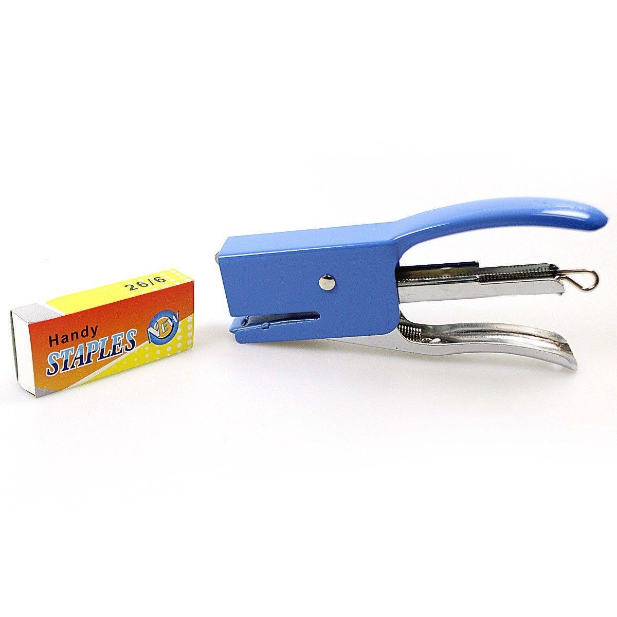 Stationery Stapler Set Ideal For School Home Office Staple Set 3 Colours 0496