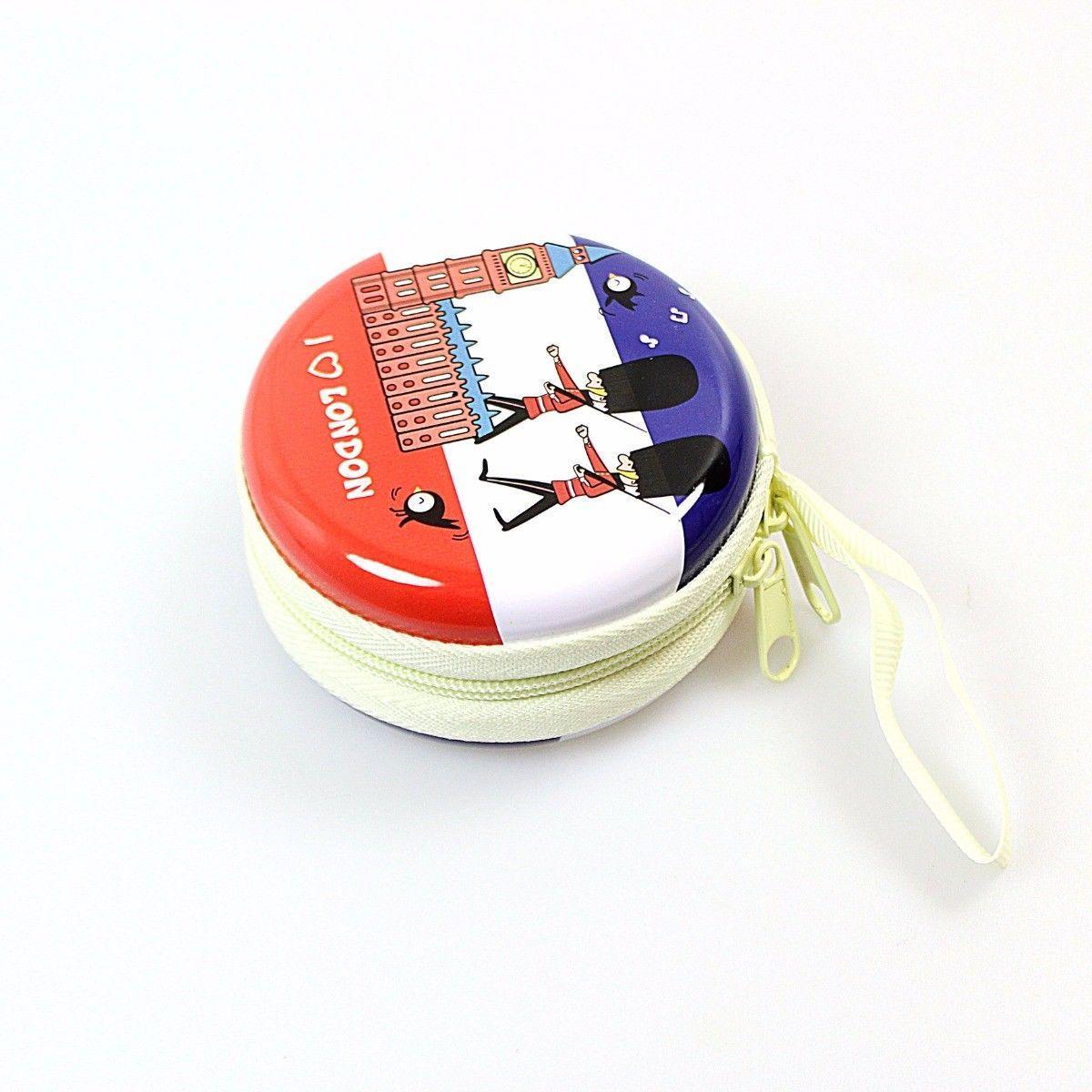 'I Love London' England Designs Earphone Coin Pouch Assorted Designs