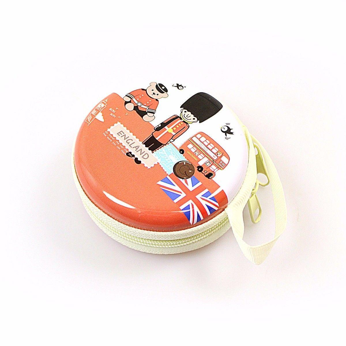 'I Love London' England Designs Earphone Coin Pouch Assorted Designs