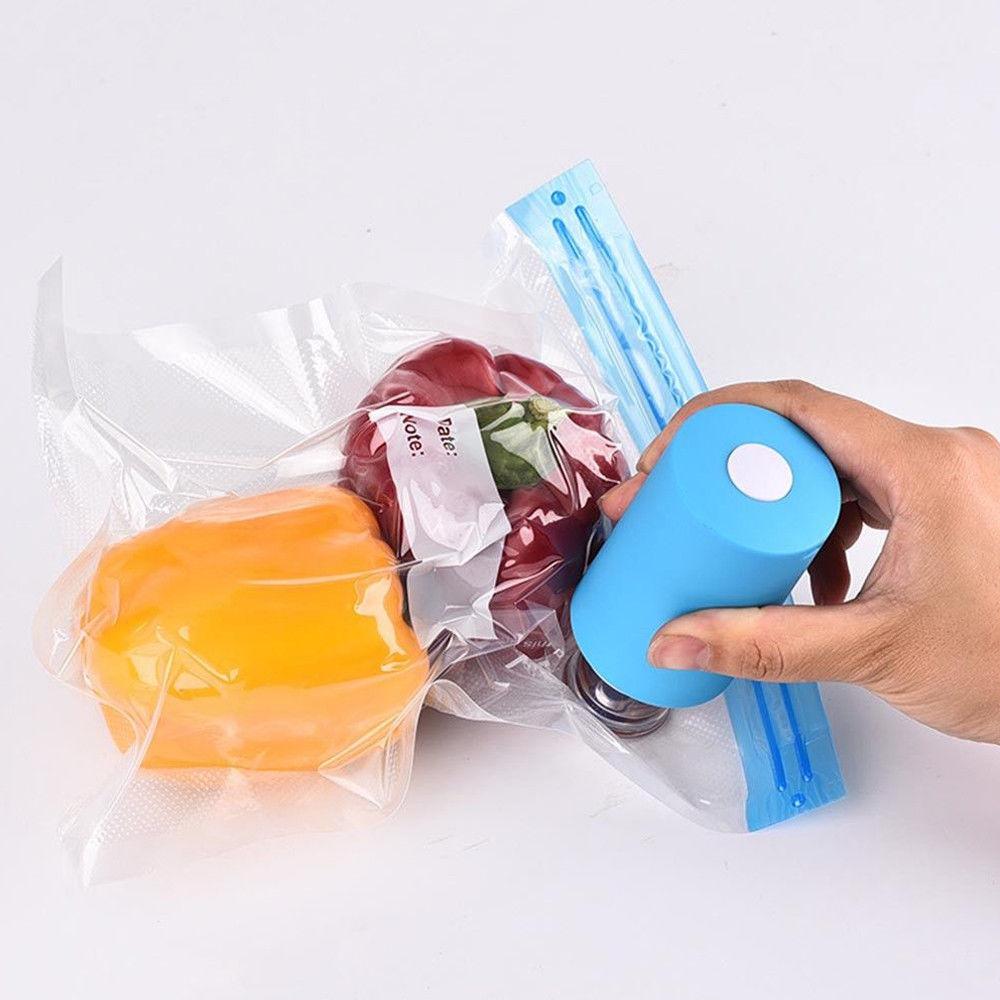 Mini Food Vacuum Bag Sealer USB Rechargeable 9.2 x 5.2 cm 56721