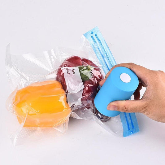 Mini Food Vacuum Bag Sealer USB Rechargeable 9.2 x 5.2 cm 56721
