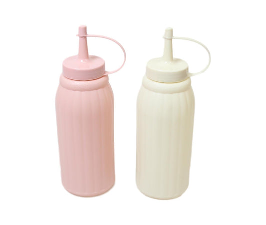 Plastic Ketchup / Mayonaise / Mustard Sauce Bottle Set 20 x 6 cm Pack of 2 5698