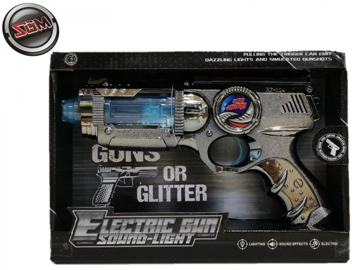 Grey Light Up Gun