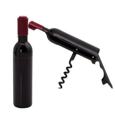 Red Wine Bottle Shaped Bottle Opener