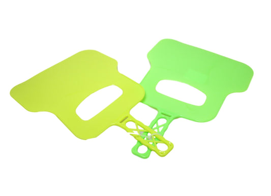 Plastic Bbq Charcoal Fan Pack Of 2 Assorted Colours