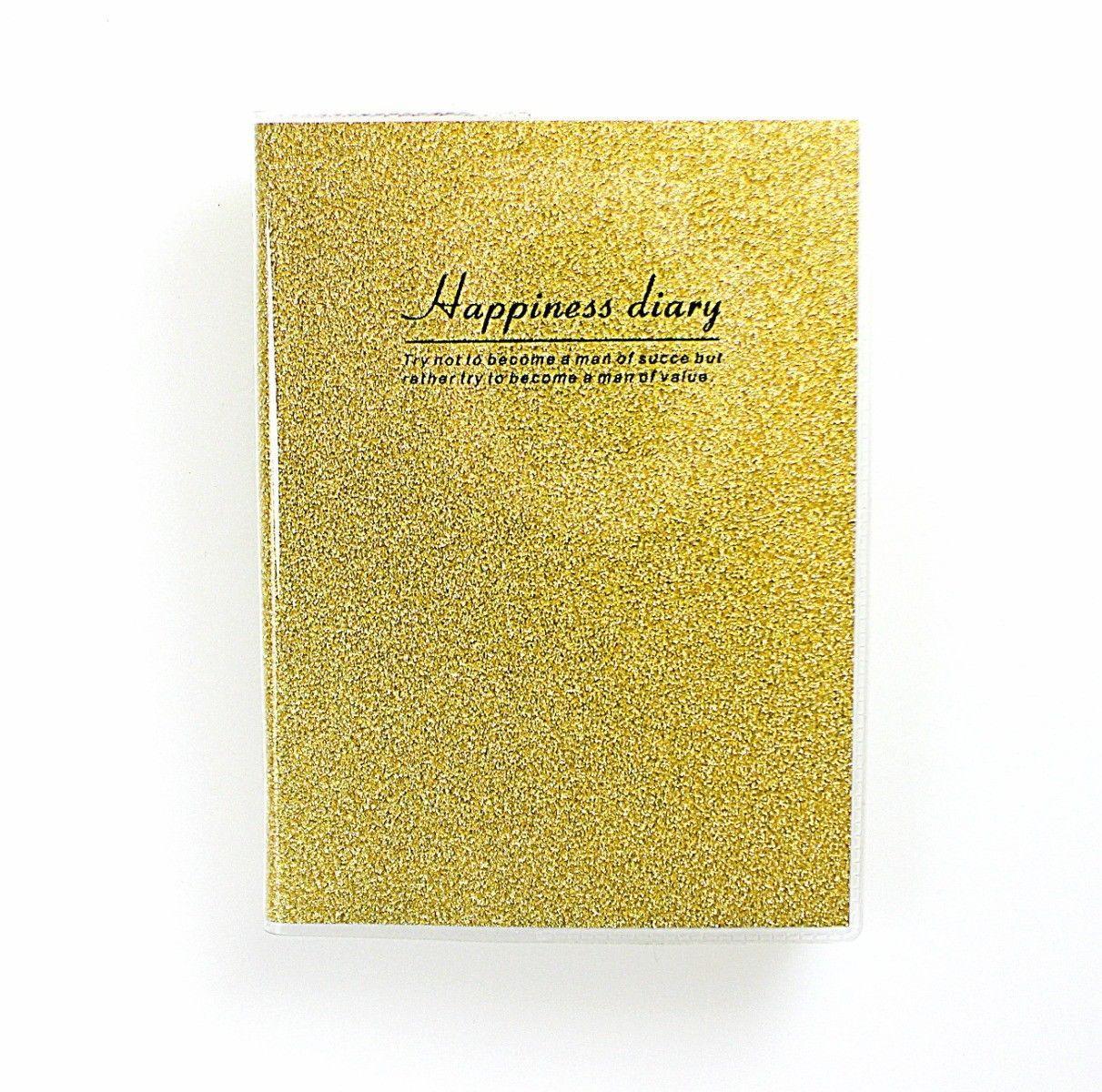 Happiness Diary Notebook 12 x 9 cm Assorted Colours 3258