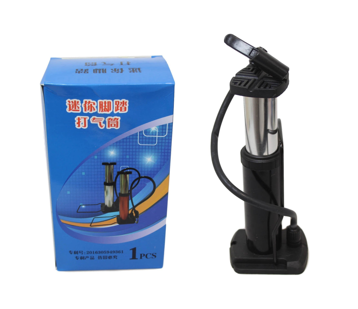 High Pressure Floor Standing Bike Pump Inflator Light Portable Hand Mini Pump 18cm 5714