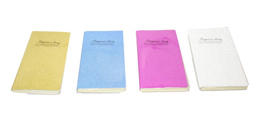 Happiness Notebook Diary 17.5 x 10 cm Assorted Colours 5719