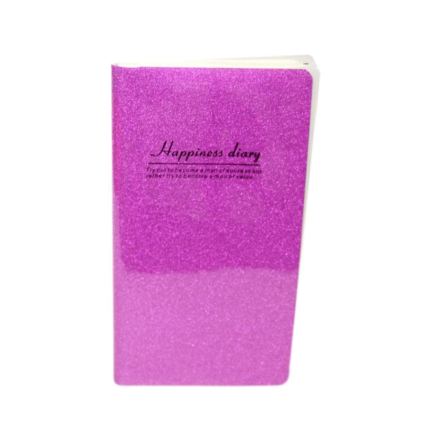 Happiness Notebook Diary 17.5 x 10 cm Assorted Colours 5719
