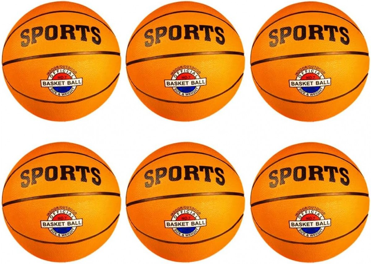 Official Size 7 Basketball – Durable Rubber For Indoor & Outdoor Play Gt-423