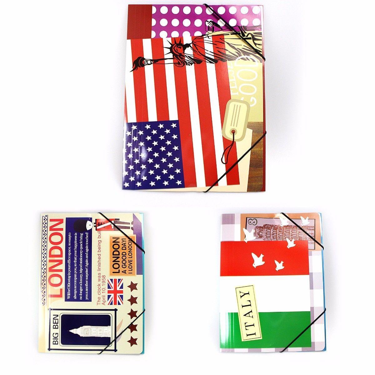 A4 Paper Folder Assorted Designs 0026