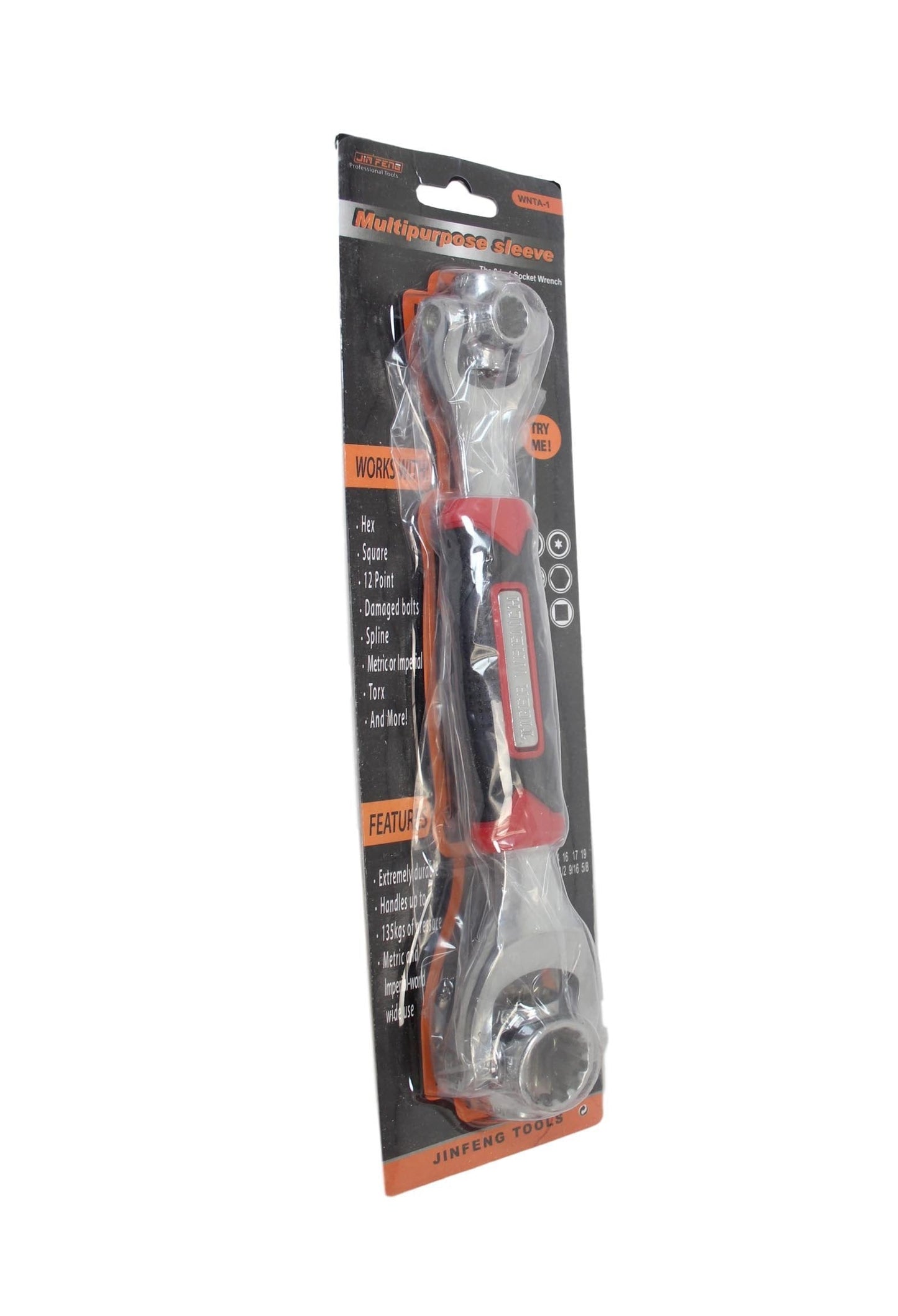 Multi Purpose Sleeve Hand Spanner Durable Holds Up To 135kg Pressure 25cm 5748