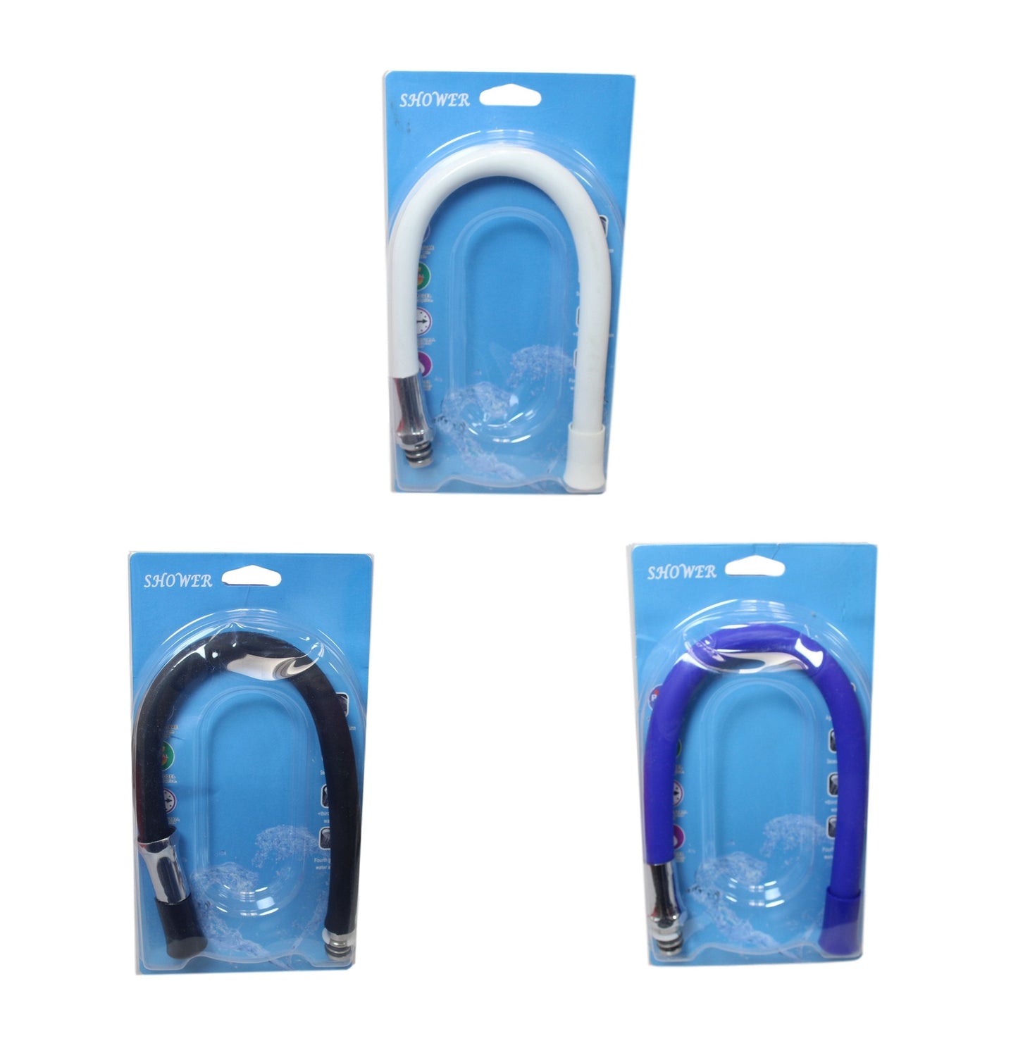 Shower Handle Universal Assorted Colour Easy Installation 42cm Handle 5754