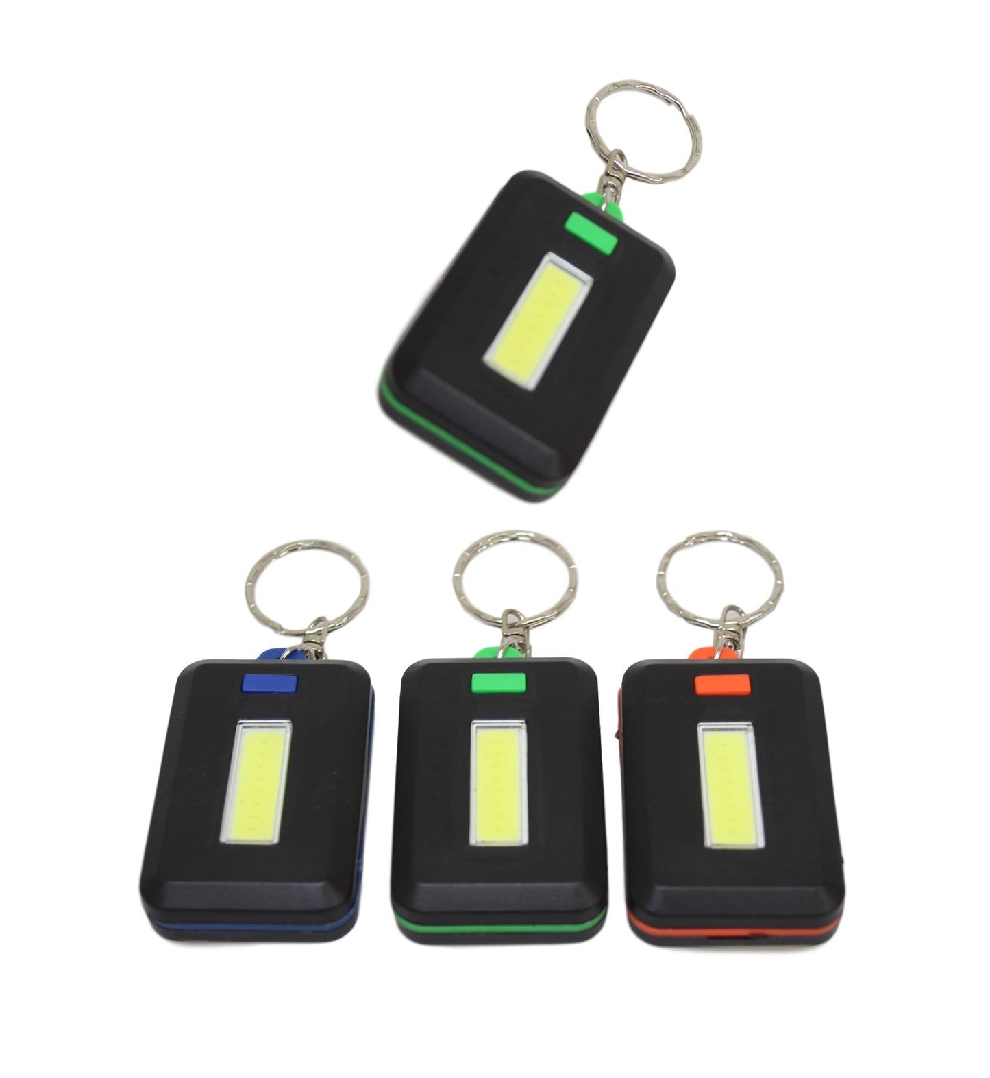 Mini Portable LED Light Keychain Lamp Flashlight 6 cm Assorted Colours 5763 A