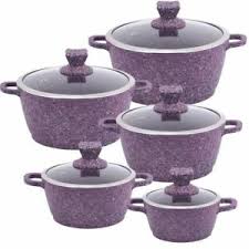 SQ Nessa Granum Stockpot Set of 5 Vizag Purple 8060