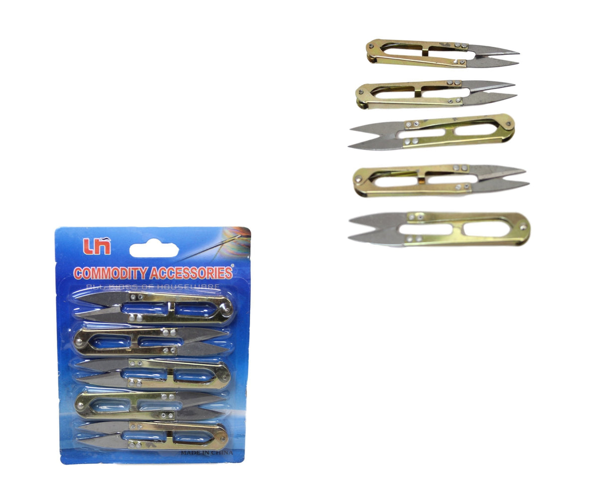 Mini Precision Sewing Cut Scissors Pack Of 5
