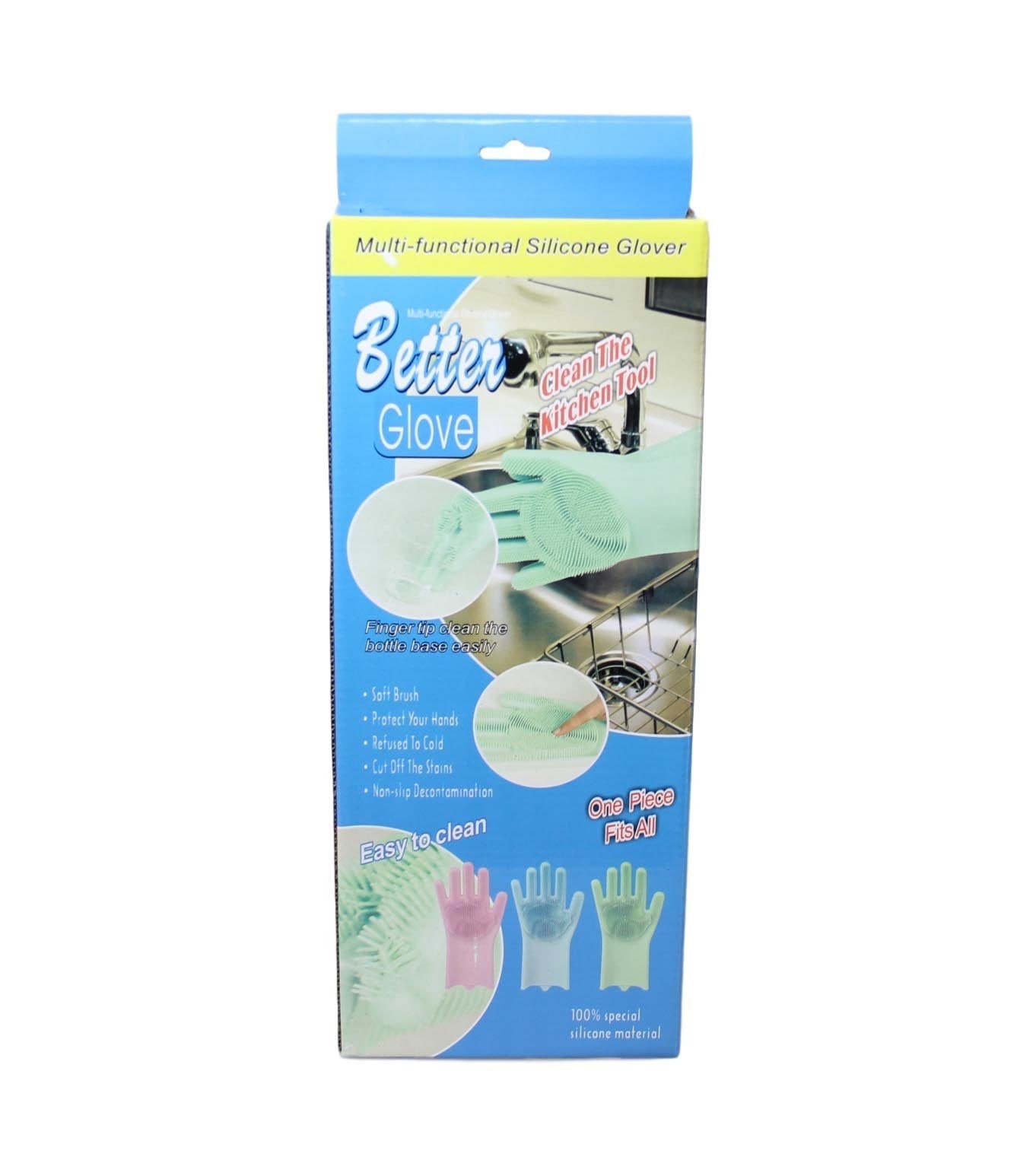 Better Glove Cleaning Washing Up Glove with Silicone Brush Bristles 32 cm 5792