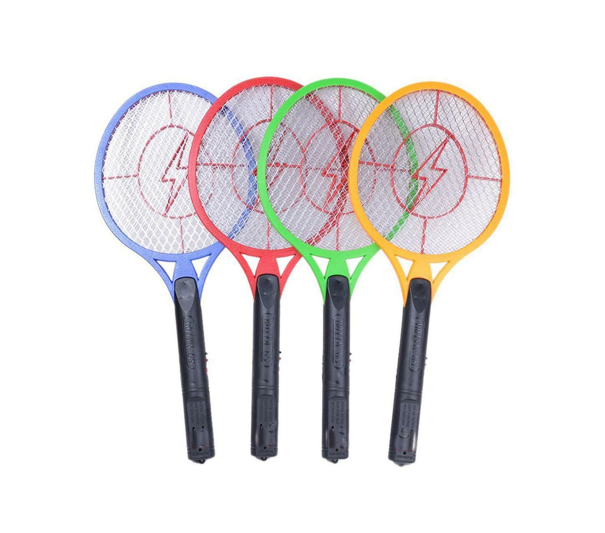 Electric Fly Mosquito Swatter Racket 50 X 21 Cm Usb Rechargeable Assorted Colours