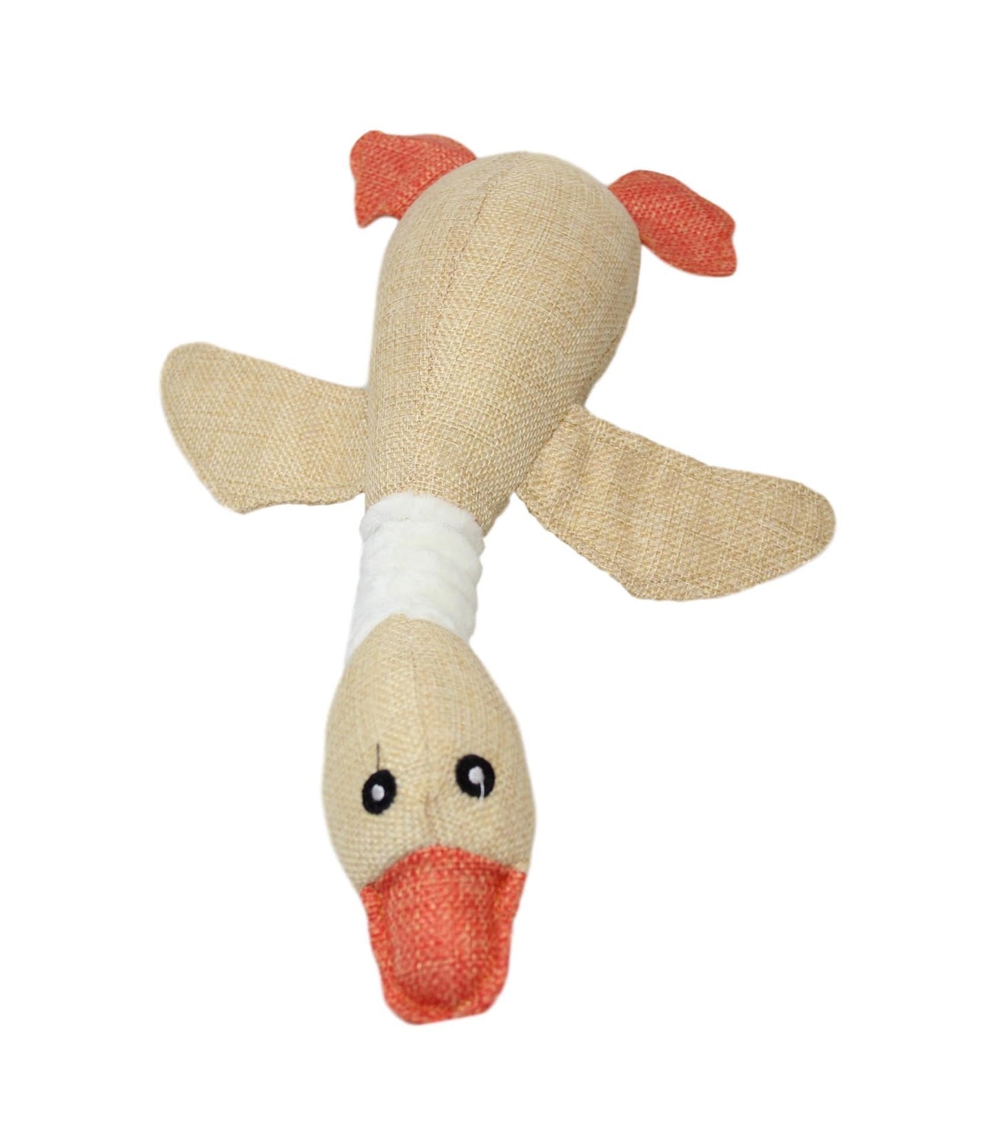 Pets Cats Dogs Soft Toy Duck / Goose Playing Fetch Teething Pets Toy 30 x 7cm Assorted Colours 5885
