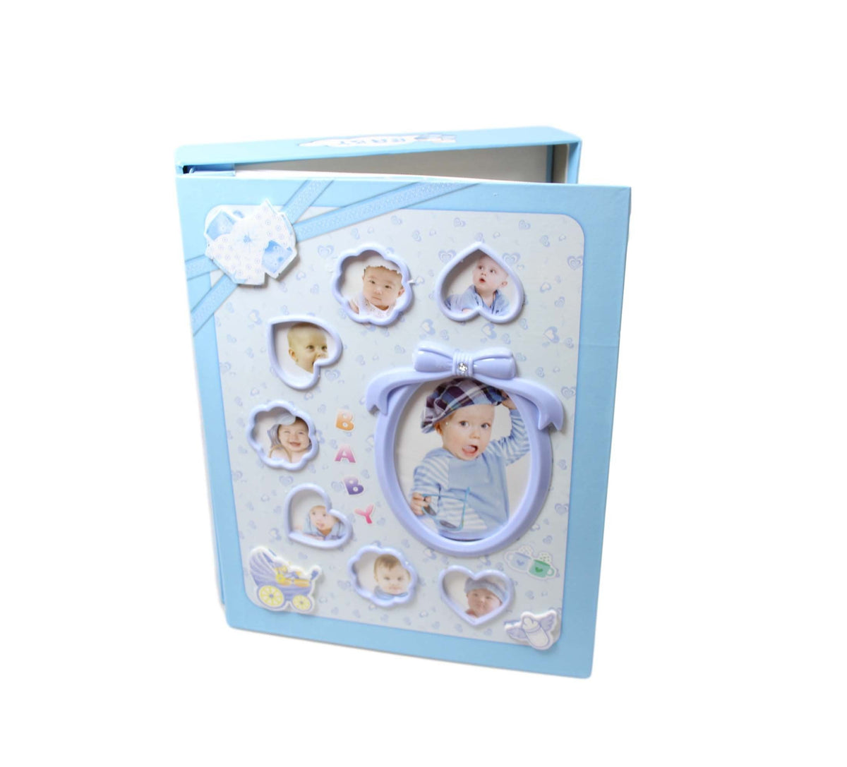 Baby First Days Boy Girl Photo Album With Hard Back Holds 120 Pictures 4" x 6"