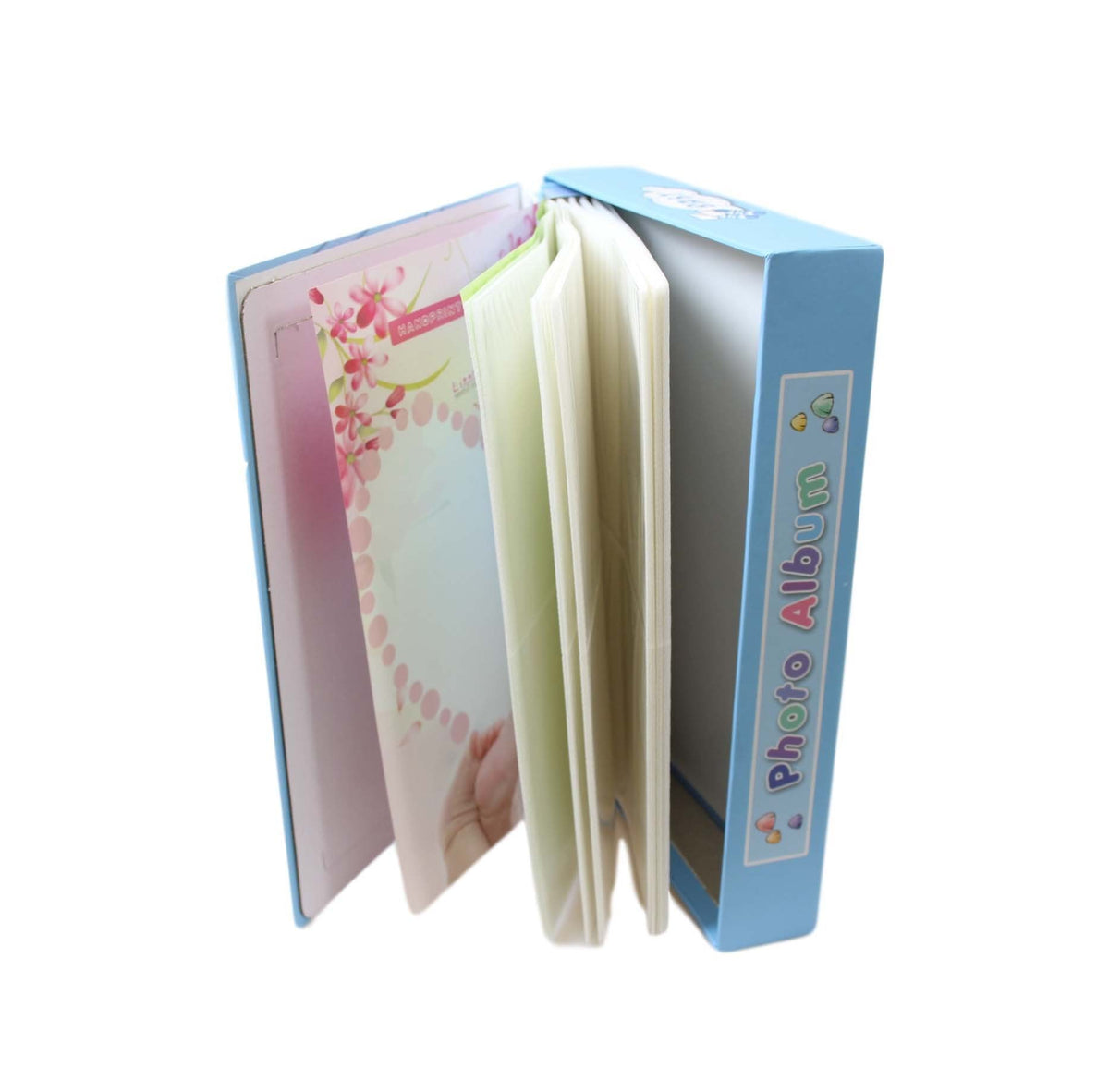 Baby First Days Boy Girl Photo Album With Hard Back Holds 120 Pictures 4" x 6"