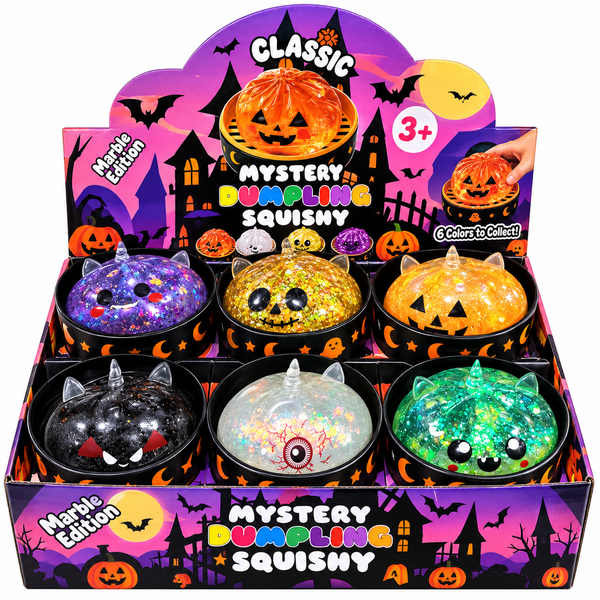 Halloween Edition Squishy Dumpling - Sugar Maltose Filled - Random Selection