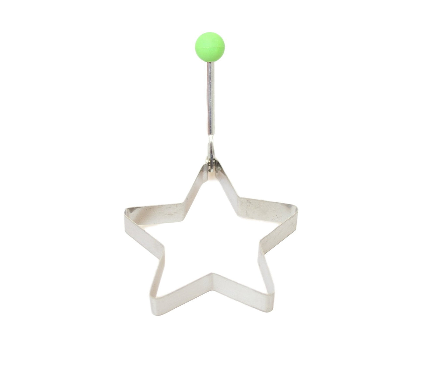 Stainless Steel Egg Mould Star Flower Shaped Easy Handle Bake Mould 9.5cm 5901