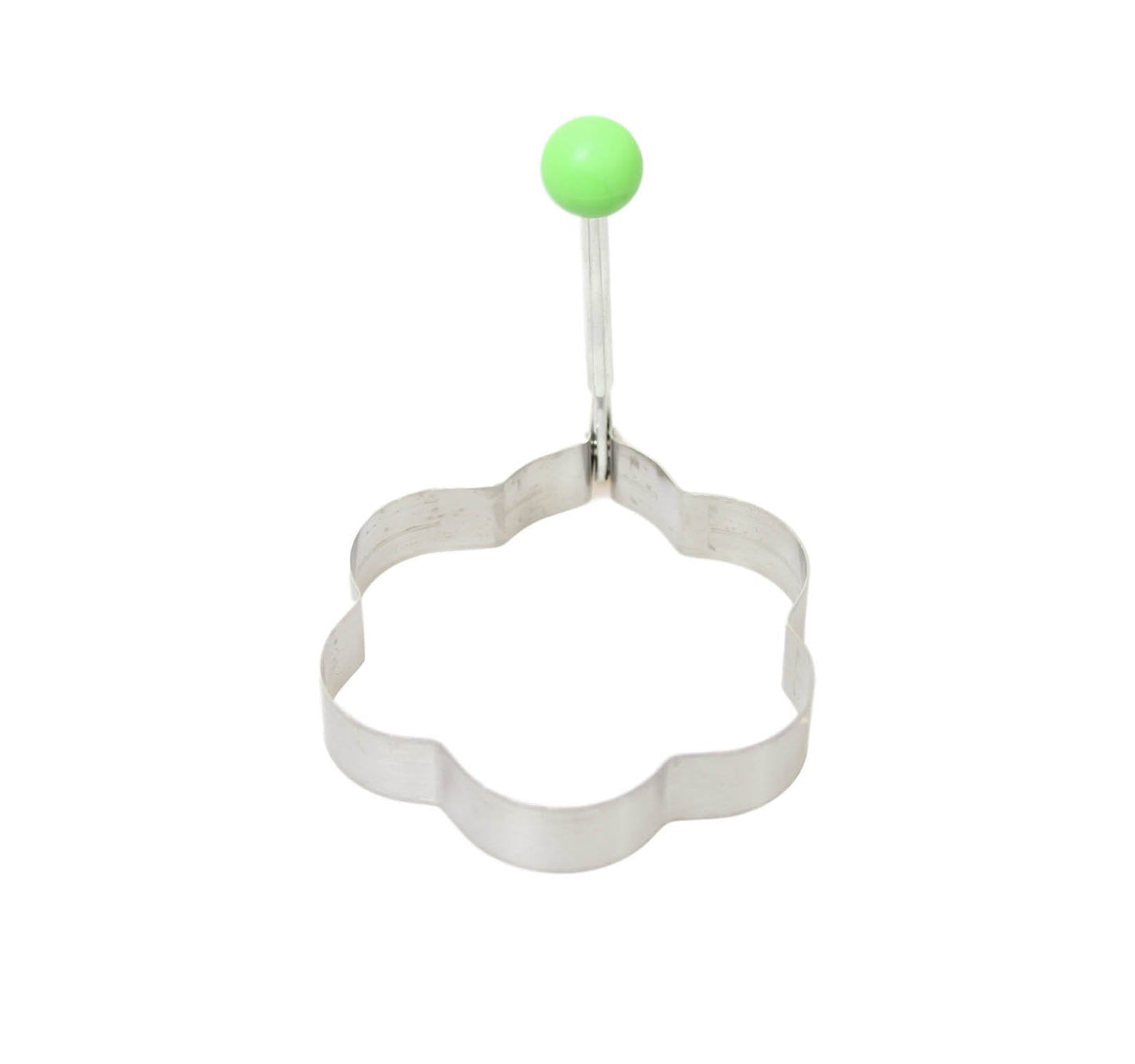 Stainless Steel Egg Mould Star Flower Shaped Easy Handle Bake Mould 9.5cm 5901
