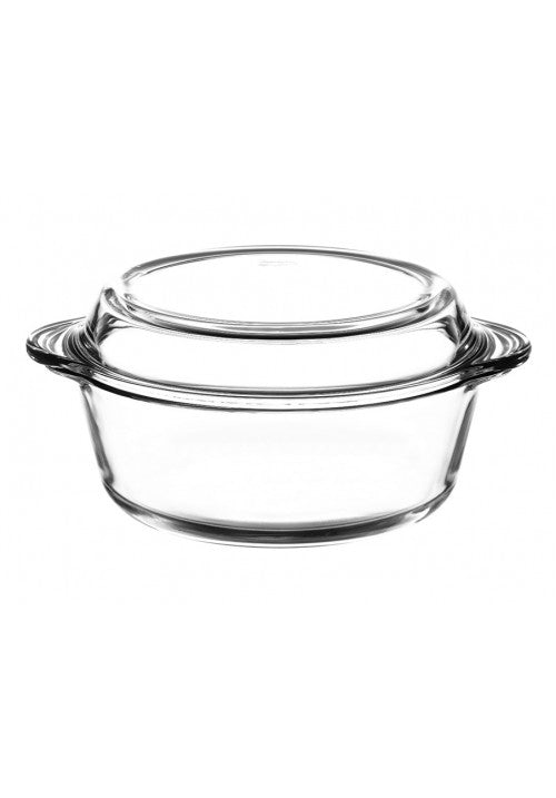 Pb Borcam Glass Casserole With Lid 0.84Lt (Parcel Plus Rate)