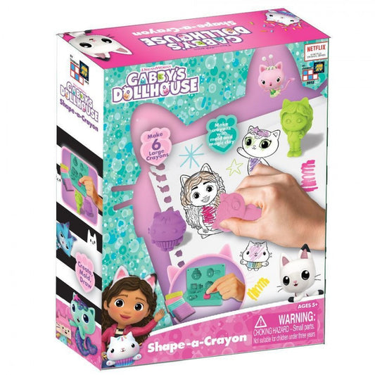 Gabby's Dollhouse - Shape-A-Crayon Set