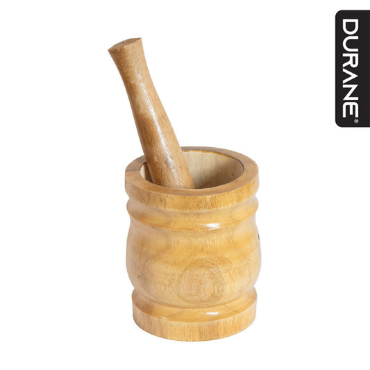 Durane Wooden Mortar & Pestle Medium Light Wood