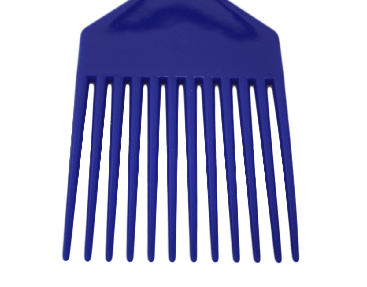 Plastic 3 Piece Afro Hair Styling Hair Comb Long Teeth Untangling Comb Assorted Colours