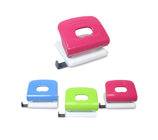 Professional Hole Puncher Paper Size Adjust Hole Punch 3 Colours 1 Pack