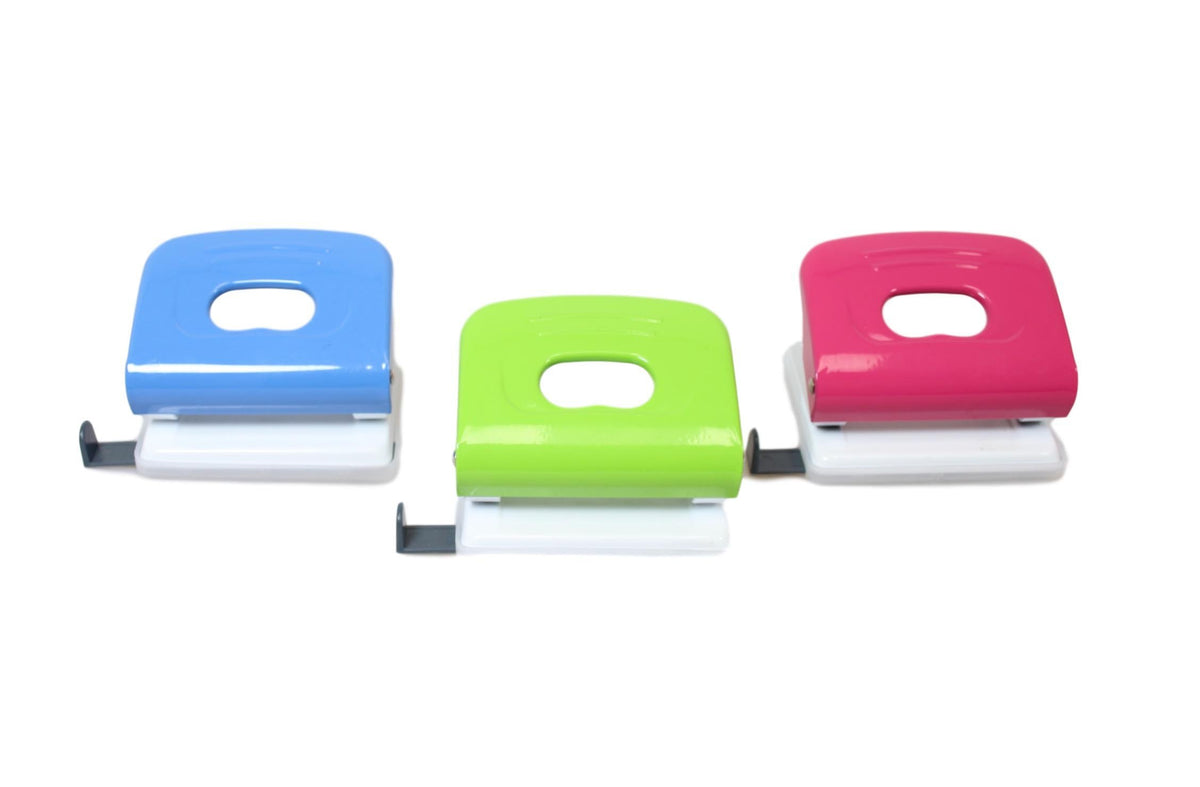 Professional Hole Puncher Paper Size Adjust Hole Punch 3 Colours 1 Pack