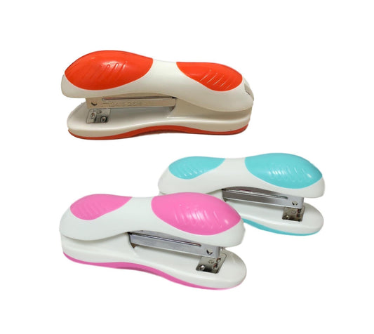 Stationery Office Stapler Padded Design 3 Orange Pink Blue Stapler (24 6)