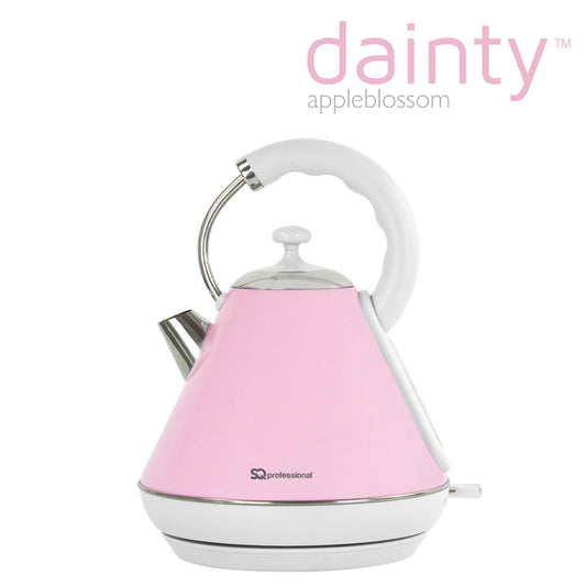 Sq Professional Dainty Legacy Kettle 1.8 Litre 2200 Watt Apple Blossom