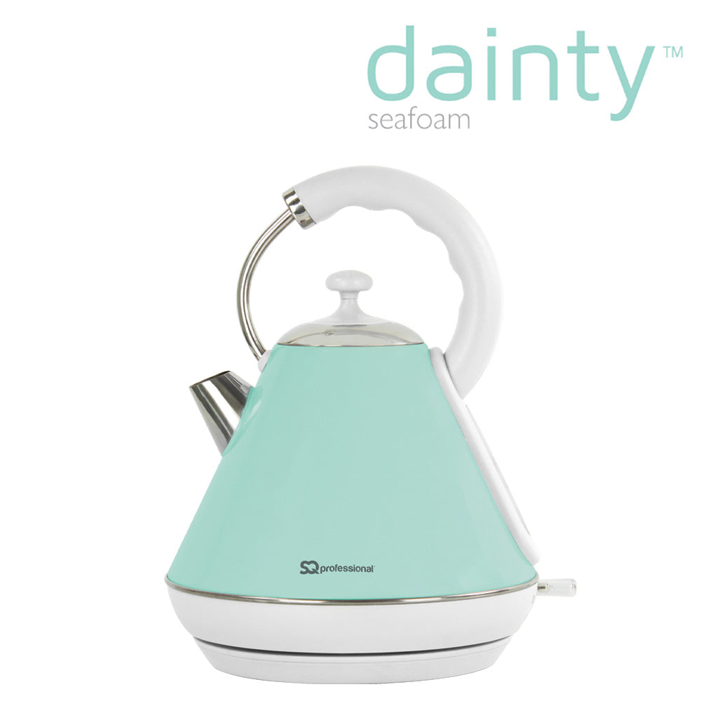 SQ Professional Dainty Legacy Kettle 1.8 Litre 2200 Watt Seafoam 9559 / 5978