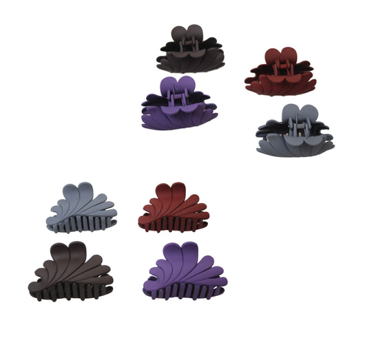 Ladies' Women'S Matte Hair Claw Clip Assorted Colours And Designs