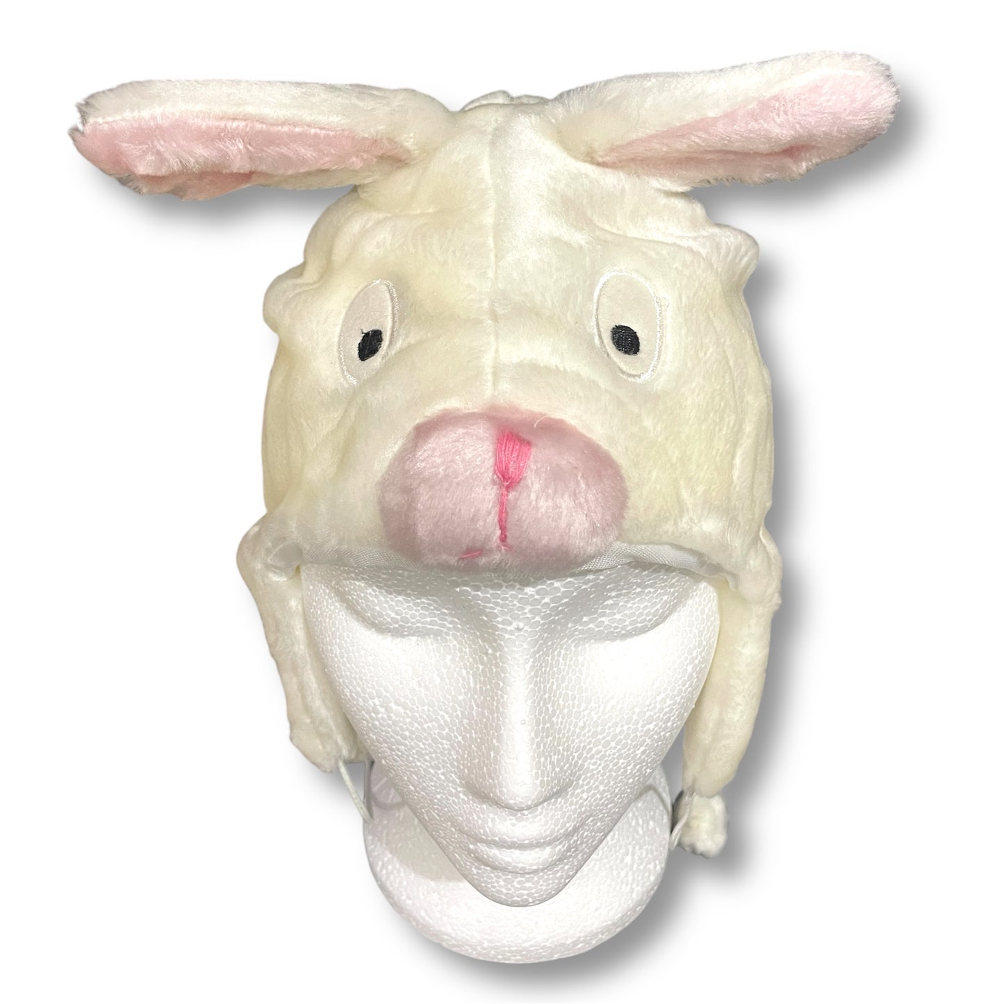 Kids Soft Hat & Mittens Set Cuddly Creatures - White Bunny